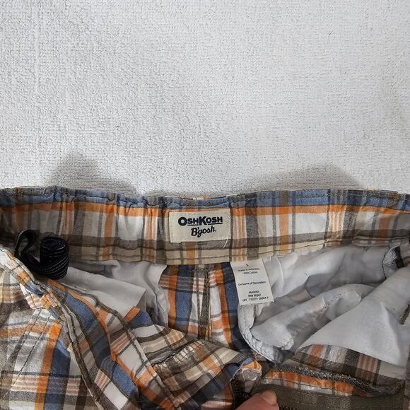 OshKosh B'Gosh Vintage Plaid Shorts With Adjustable Waist Unisex Toddler Size 5 - Picture 5 of 13